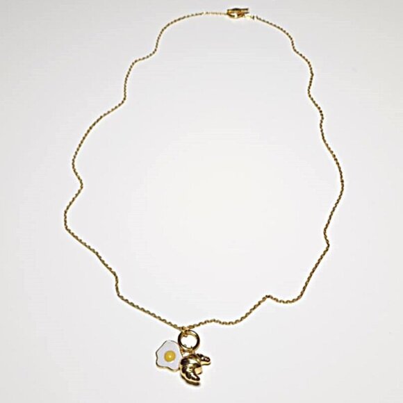 Kurt Geiger London egg & croissant necklace - Picture 3 of 10